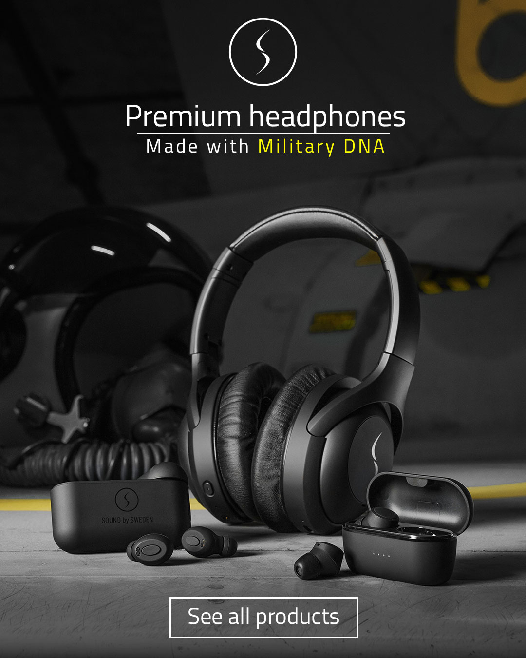 Premium headphones - Made by military dna